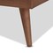 Baxton Studio Karine Mid-Century Walnut Brown Finished Wood Full Size Platform Bed 156-9800-9801 - alternate 5